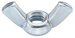 Wing Nut, Air Cleaner, 1/4" x 20, Solid Style, Zinc