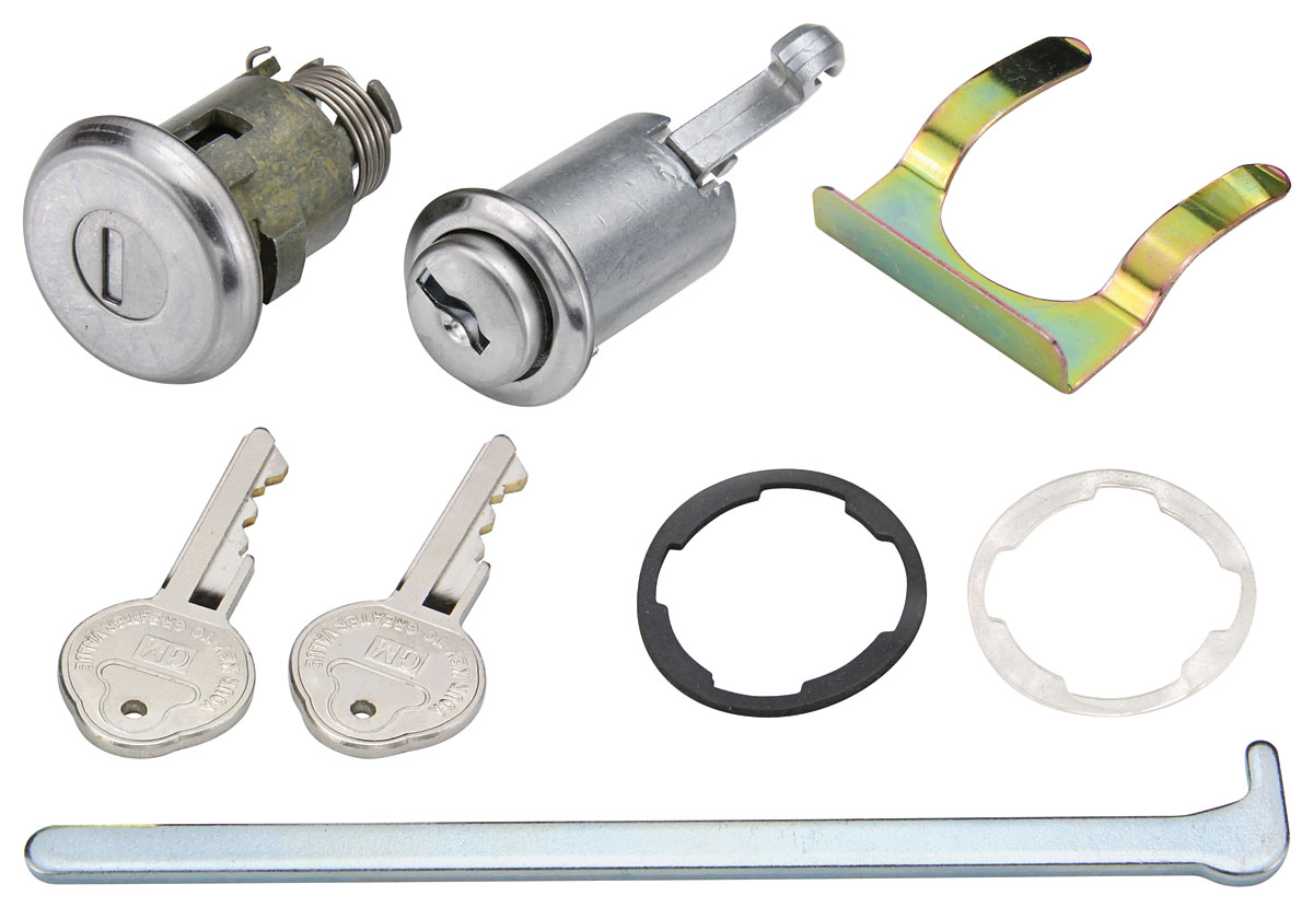Lock Set, Glove Box/Trunk, 196465 ABody, w/ Original Style Keys