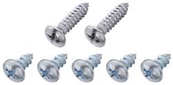 Screw Set, Rocker Molding, 1965-69 Corvair, 7-Piece, Two Required
