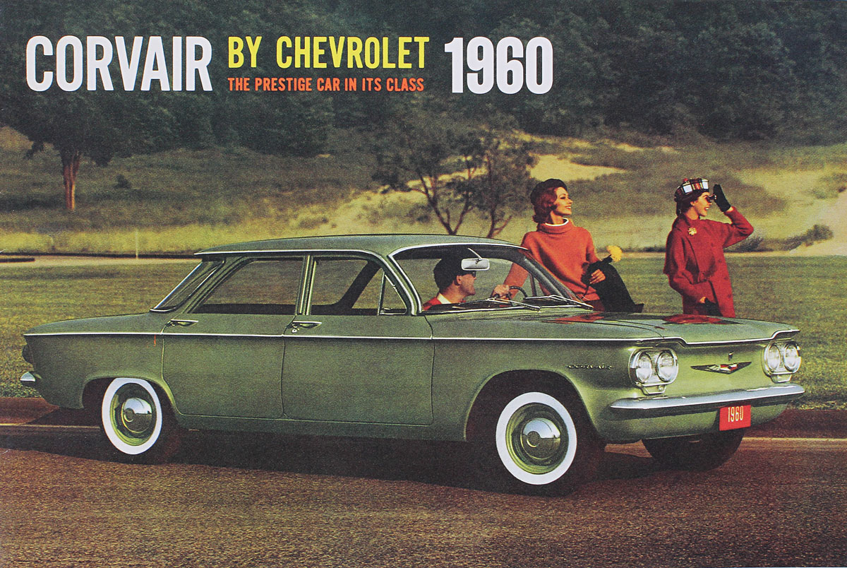 Photo of Sales Brochure, Full Color, 1960 Corvair