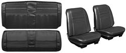 Seat Upholstery Kit, 1967 Chevelle/Beaumont, Front Buckets/Coupe Rear DI