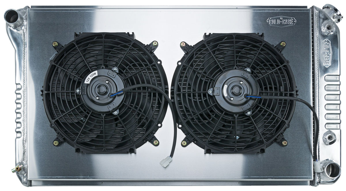 Cold Case Radiators Radiator/Fan Combo, Alum ColdCase, 196877 Chvl