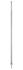 Antenna Mast, Forked Stud, 1964-66 Pontiac