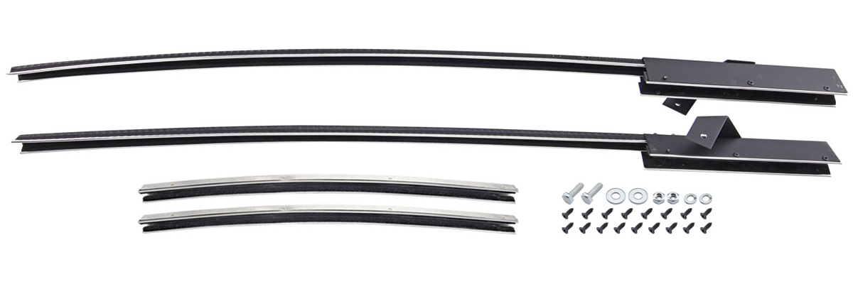 NEW Front Glass Run Channel Weatherstrip Kit FOR 1968-72 CHEVELLE EL CAMINO 