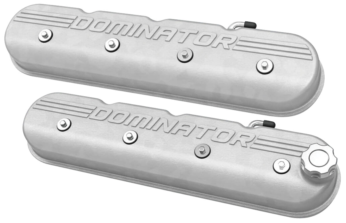 Holley Valve covers, LS Tall, w/Dominator Logo
