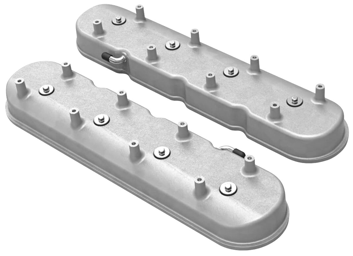 Holley Valve Covers, LS Tall, Dry Sump Oiling