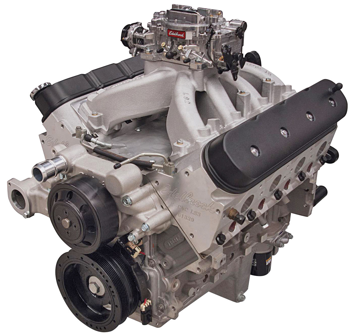 Crate Engine, LS416, Edelbrock, Victor Jr Long Block Carbureted
