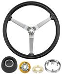 Steering Wheel Kit, Custom Sport, 1971-73 Pontiac A-Body/Full Size, Foam Grip