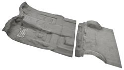 Carpet, Cutpile, 1999-2000 Cadillac Escalade, Passenger/Cargo Area w/Heel Pad, 2-Piece