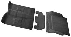 Carpet, Cutpile, 2011-2014 Cadillac Escalade, Passenger/Cargo Area w/2nd Row Seat Mount Cover, 3pc