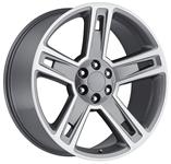 Wheel, Factory Reproduction, Escalade, SRS 34, 22X9 6X5.5 +24 HB 78.1