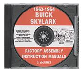 Factory Assembly Manuals, Digital, 2-Volumes, 1963-64 Skylark