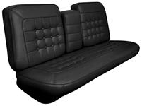 Seat Upholstery, 1960 Coupe DeVille 2D, Split Bench No Armrest, Front & Rear