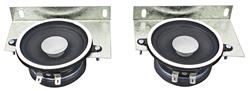 Speaker, Standard Stereo Dash, 3.5" Round, 1970-72 Chevelle/EC, 30-Watt, 4-Ohm