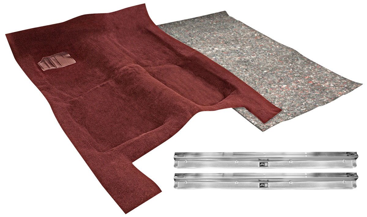 Carpet Kit, Cut Pile, 197888 GBody, w/Sound Deadener/Sill Plates