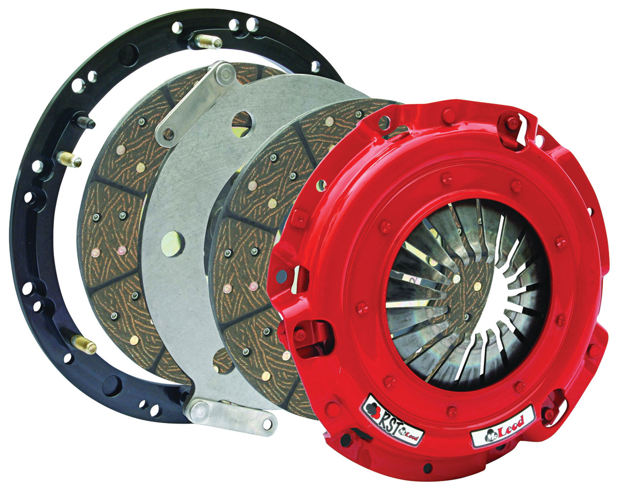 Clutch Assembly, McLeod RST Twin Organic Disc, 6 Bolt Crank, 800HP