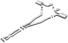 Exhaust System, 2011-15 CTS CPE, 6.2, Street Srs Cat-Back, Dual Rear Exit 2.5"