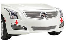Grille Overlay, Mesh Bumper Sides, 2013-14 ATS exc. Platinum, Polished Stainless