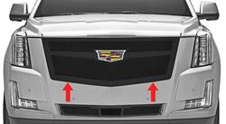 Grille Replacement, Mesh, Early 2015 Escalade/EXT/ESV, w/o Adaptive Cruise Cntrl