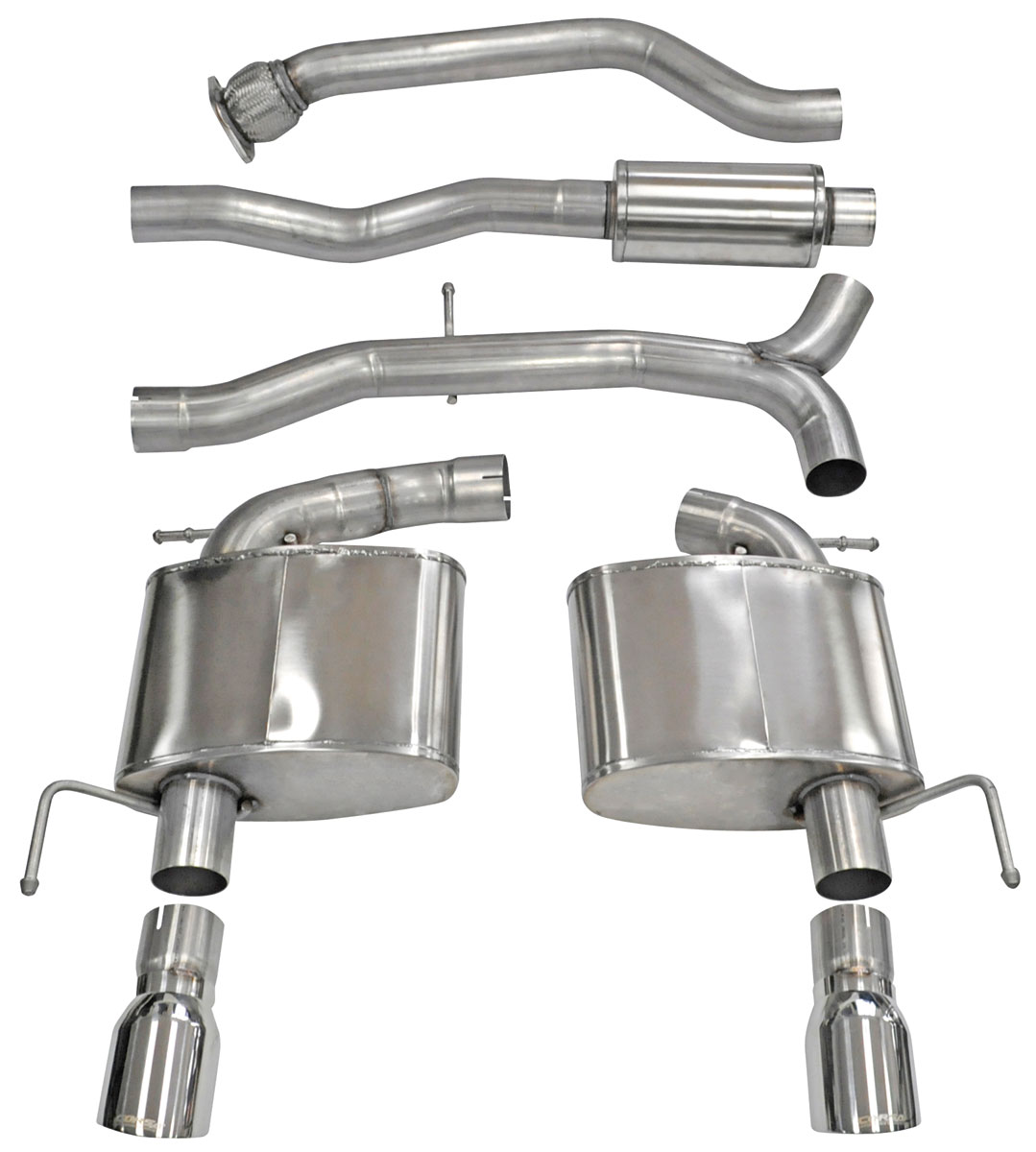 Corsa Exhaust Exhaust System, Corsa, Sport, CatBack, 3" Dual Rear