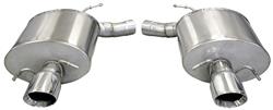 Exhaust System, Corsa, Touring, Axle-Back, 2.5" Dual Rear Exit, 4" Tips
