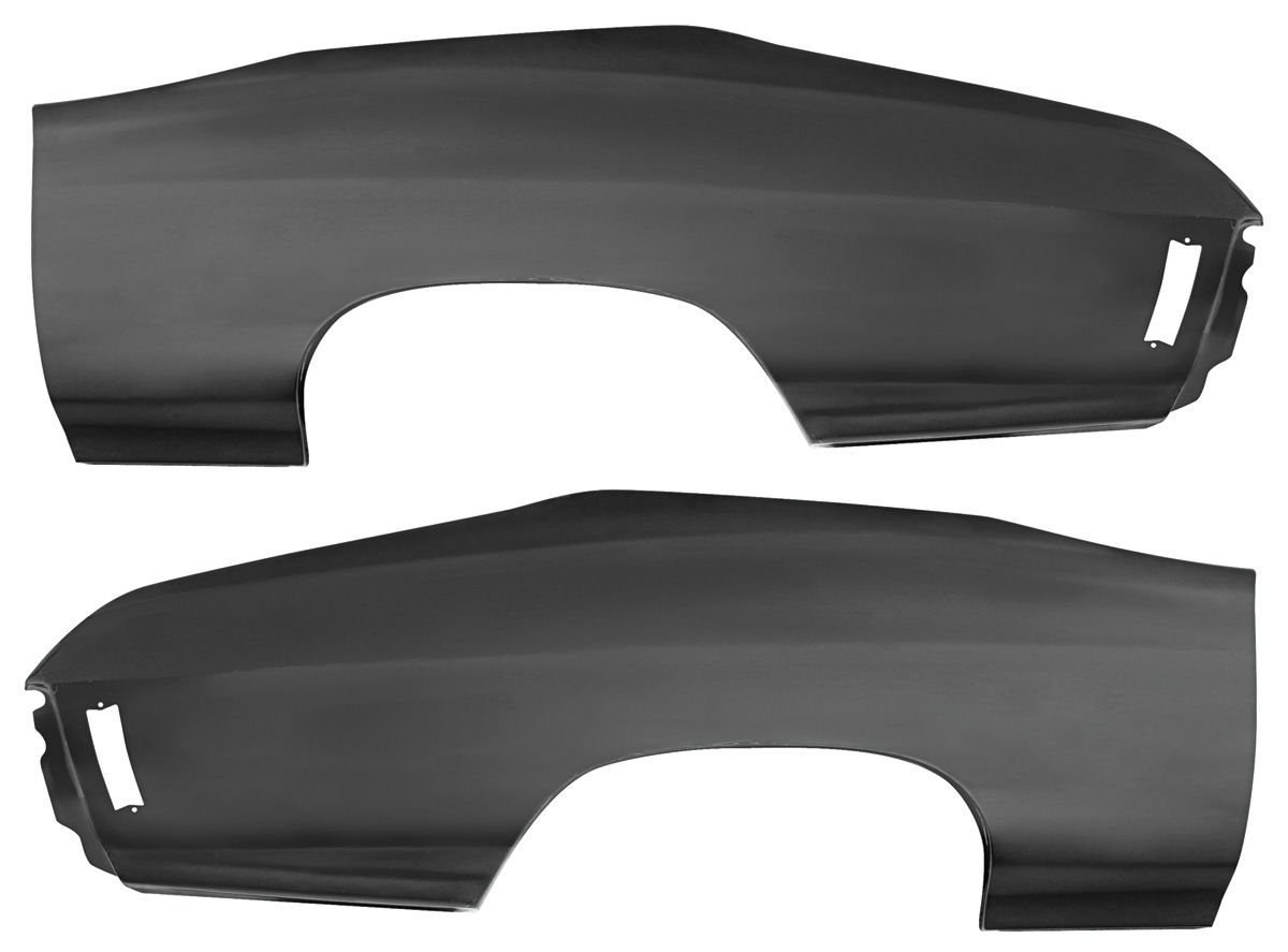 RESTOPARTS Quarter Panel, 197072 Chevelle, 78" Long X 32" High, Pair