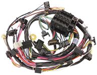 Wiring Harness, Dash, 1972 CH/EC/MC, w/Round SS Gauges/Seat Belt Warning