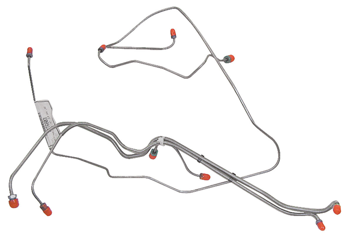 The Right Stuff Brake Line, Front, 1967 Pontiac ABody, Power Disc, 5