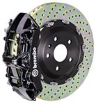 Brake Set, Brembo GT, 2004-09 XLR & XLR-V, Frt, 2pc 380mm Rtrs, 1pc 6P Calipers