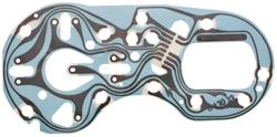 Printed Circuit Board, 1973 Bonneville/Catalina, w/ Gauges