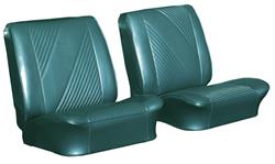 Seat Upholstery Kit, Front Buckets/Coupe, Rear, 1965 Beaumont, LEG