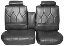 Seat Upholstery, Front Buckets, 1971-72 Riviera, Custom Interior
