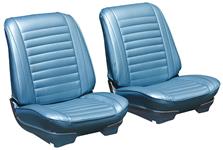 Seat Upholstery, 1967 Cutlass Supreme, Front Split Bench w/ Armrest LEG