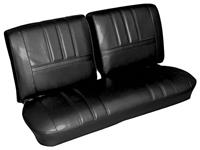 Seat Upholstery, Vinyl, 1971-72 Cutlass, Standard Front Split Bench w/o Armrest LEG