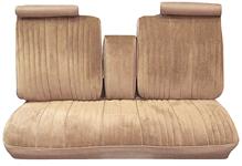 Seat Upholstery, Vinyl, 1976 Cutlass, Front Split Bench w/ Armrest