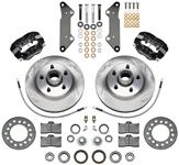 Disc Brake Set, Front, Wilwood Classic Dynalite, 1957-60 CAD, 11.88" Vntd Rtrs