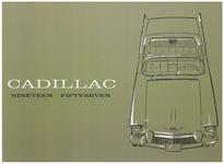 Sales Brochure, Full Color, 1957 Cadillac