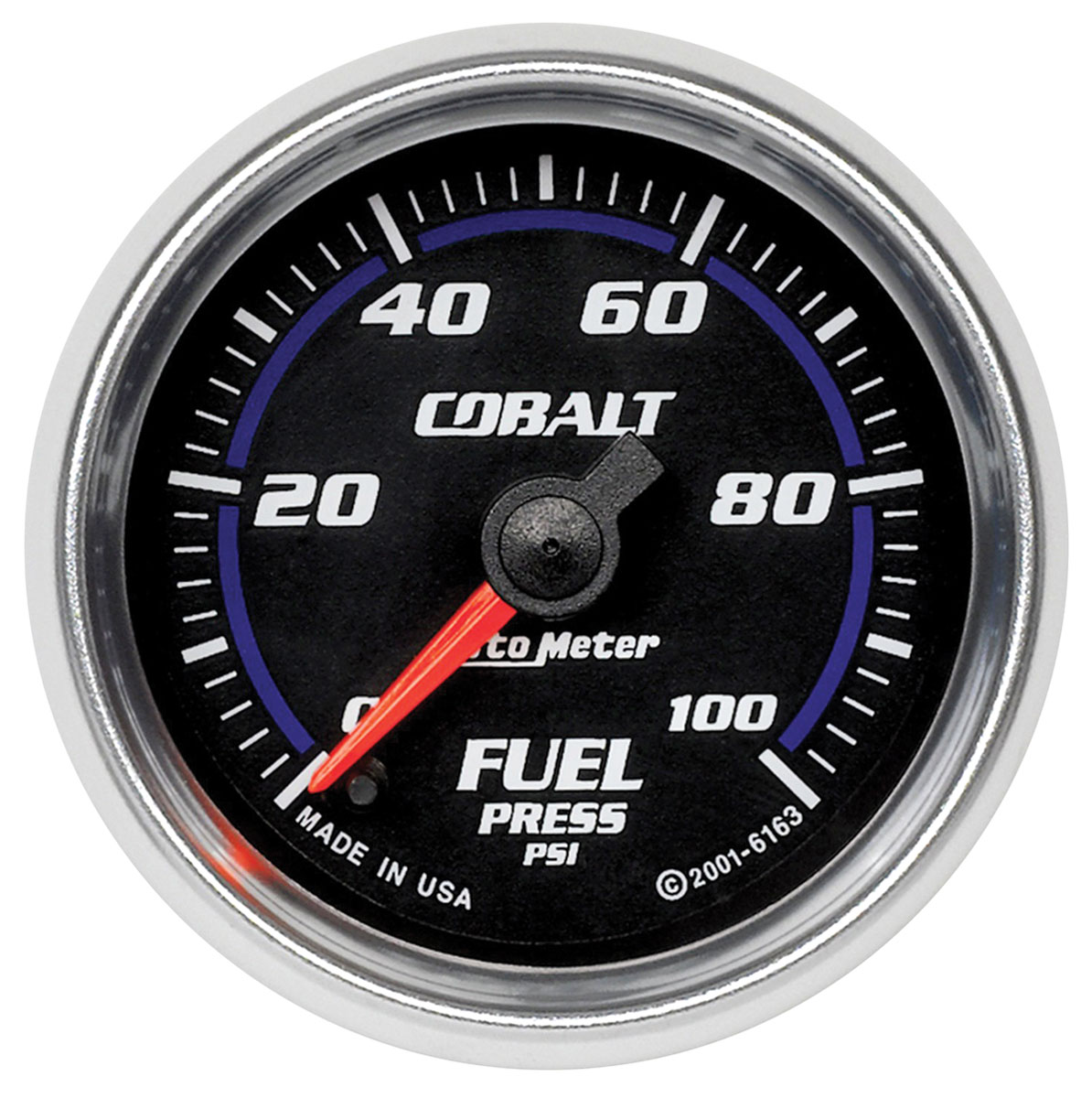 Gauge, Fuel Pressure, Auto Meter, Cobalt, 21/16", 0100PSI