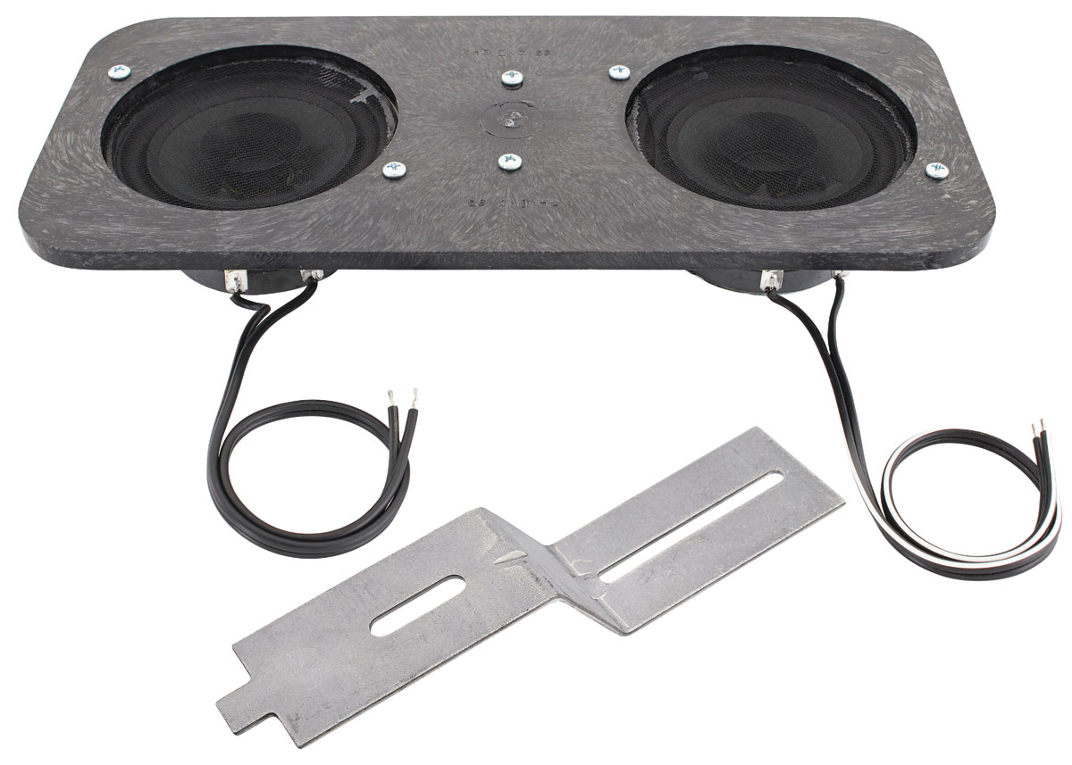 Vintage Car Audio Speaker, Dash, Dual 3.5" Round, 196667 & 69