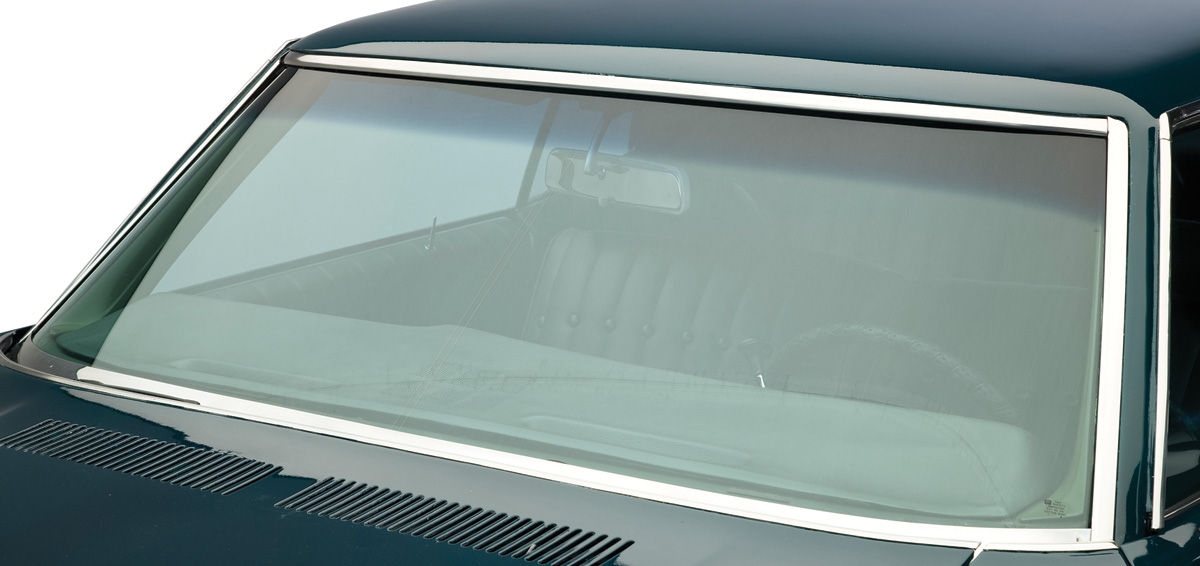 Windshield, 197377 Chev/EC/MC/BOP, w/ Antenna
