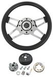 Steering Wheel Kit, Grant Challenger, 1964-65 A-Body & 1948-59 GM Truck, Chrome