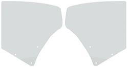 Quarter Glass, 1968-69 Chevelle, 2-Dr. Coupe, Pair