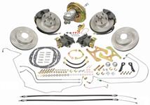 Disc Brake Set, 1964-66 Chevelle/El Camino, Front & Rear, Std. Booster, Deluxe