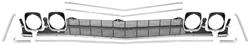 Grille Kit, 1969 SS Chevelle/El Camino, w/Center Molding, Deluxe