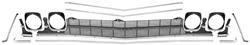 Grille Kit, 1969 Chevelle/El Camino, w/Center Molding, Deluxe