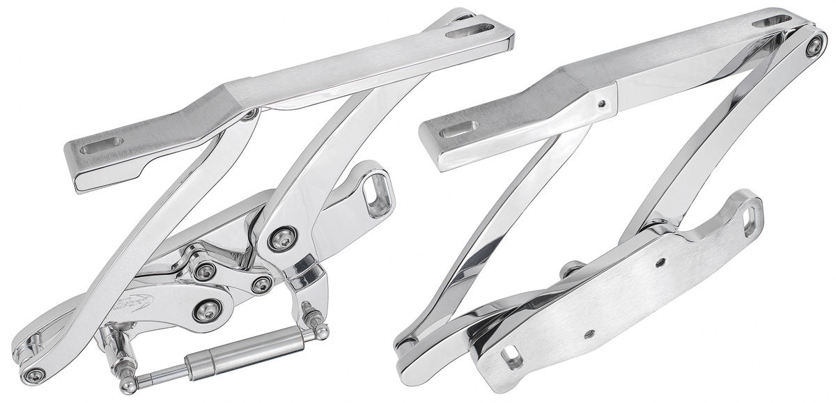 Eddie Motorsports Hood Hinges, 1968 Chevelle/El Camino, Billet