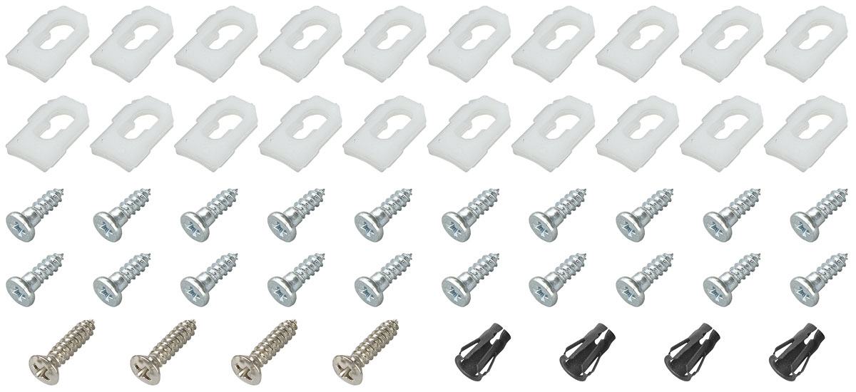RESTOPARTS Clips/Hardware Kit, Vinyl Top Molding, 196869 Chevelle