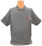 Shirt, Ride Tech Logo, Gray Polo