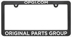 License Plate Frame, Original Parts Group, Plastic