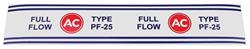Decal, Oil Filter, 1964-79 GM Vehicles, PF25